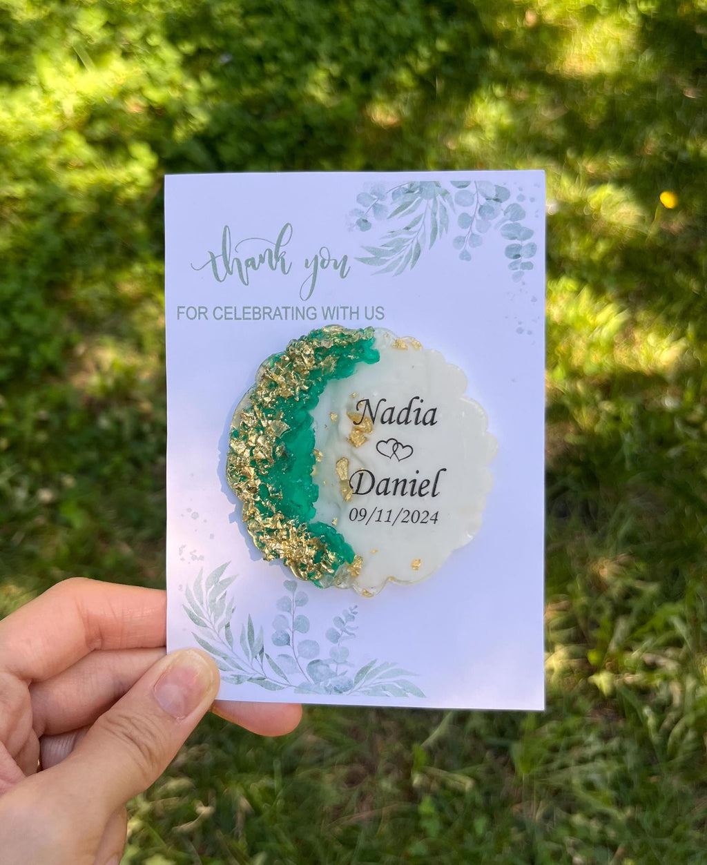 Personalized Wedding Magnet Favor, Custom Fridge Magnets,Wedding Favors,Engagement Gift,Bridal Shower Favor, Handmade Souvenir, Baby Shower