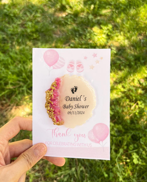 Baby Shower Favors,personalized baby shower epoxy magnets, Thank you magnets,Baby shower gifts, Epoxy Magnet, Welcome Baby Favors