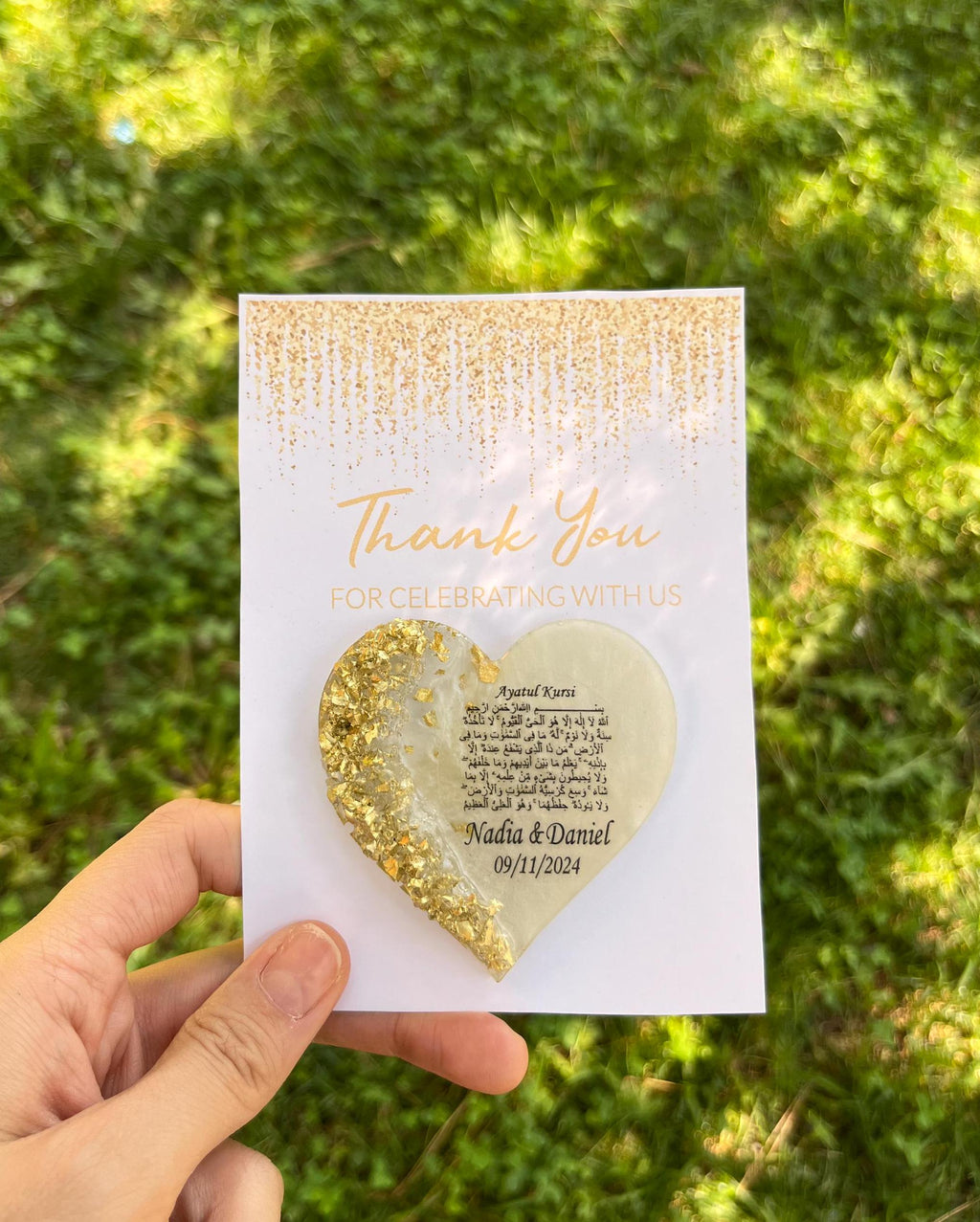 Ayatul Kursi Epoxy Magnet Favors, Islamic Baby Shower Party Gifts,Muslim Wedding Favor, Personalized Magnet favor, Baby Shower Favor