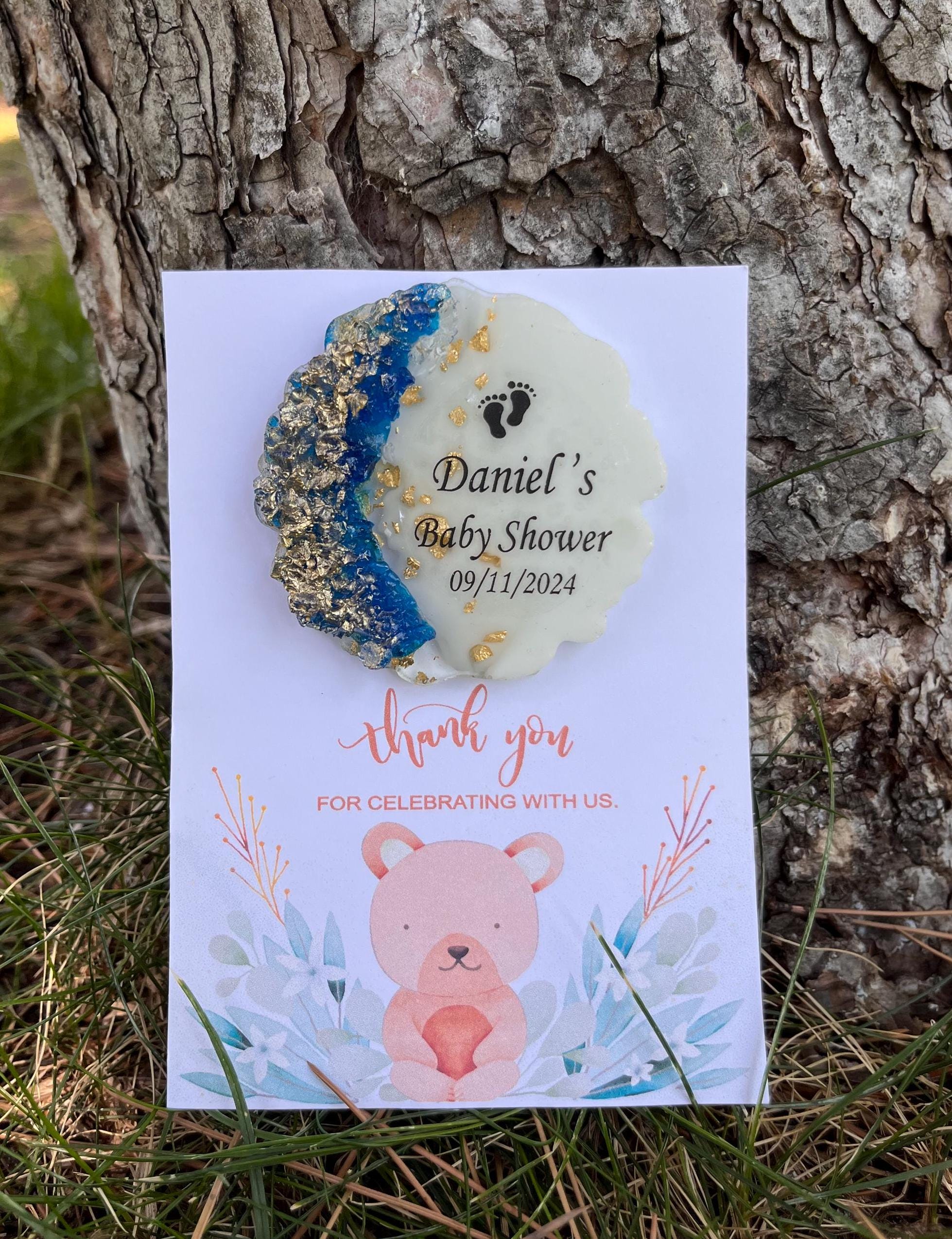 Magnet baby shower favors for guests girl and boy,Personalized baby shower magnets  Baby shower gifts, Epoxy Magnet, Welcome Baby Favors